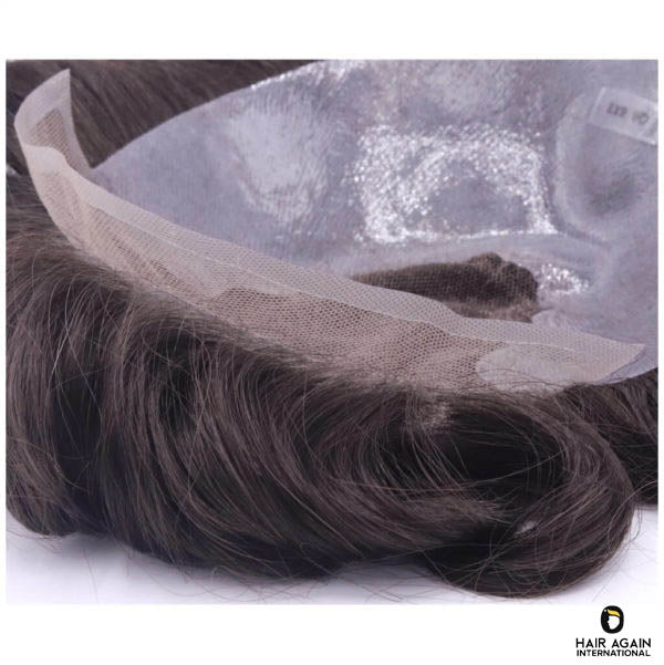 Master Q6 China made hair patch for men with PU edge non-surgical hair system