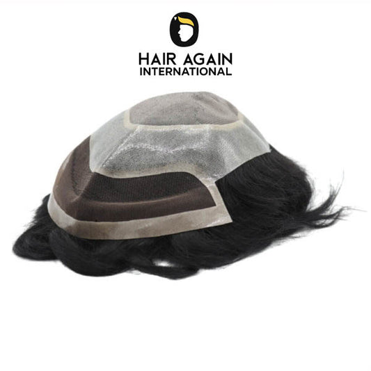 MGM Bangladeshi model hair patch for men with natural human hair system