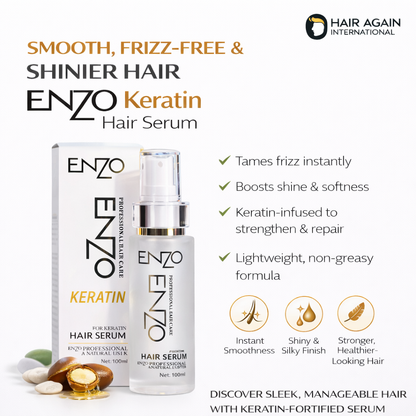 Enzo Keratin hair Serum for Frizzy Hair 100ml