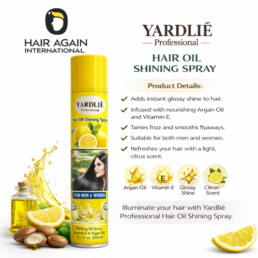 Yardlie Professional Hair Shinning Spray Lemon 350ml.
