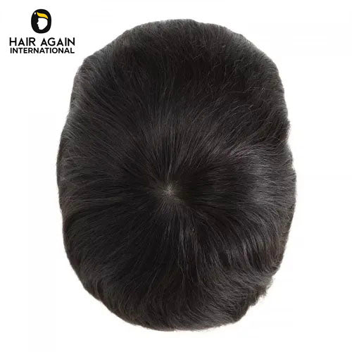 Swiss Lace hair patch ultra natural hairline system for men