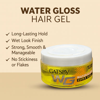 GATSBY Water Gloss Super Hard Hair Gel
