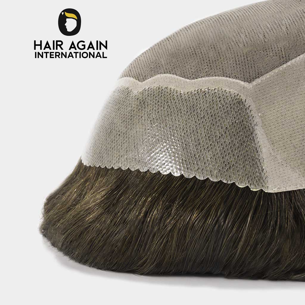 Oscar hair patch for men with natural looking non-surgical hair replacement