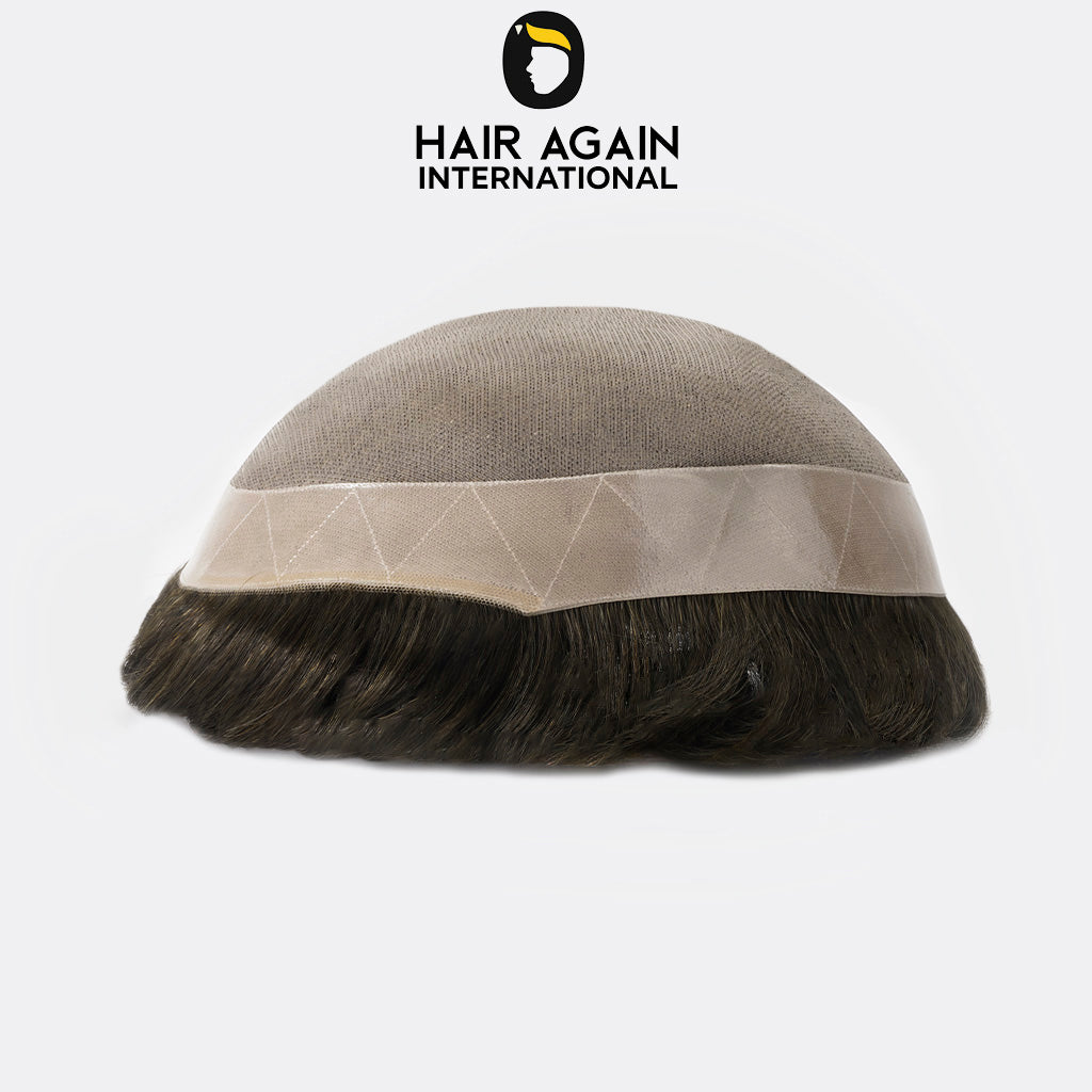 USA Dura Base hair patch for men with fine mono base and natural hairline