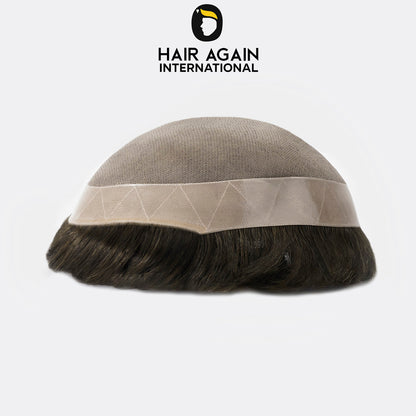 USA Dura Base hair patch for men with fine mono base and natural hairline