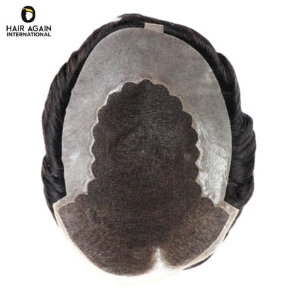 Master Q6 China made hair patch for men with PU edge non-surgical hair system