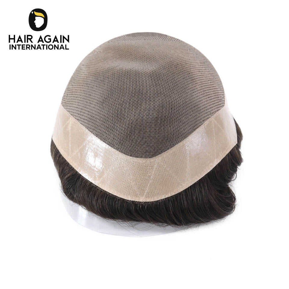 Original Fine Mono Dura Base hair patch durable natural hair system for men