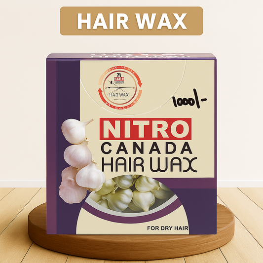 Nitro Canada Hair Styling Gel Wax With Garlic