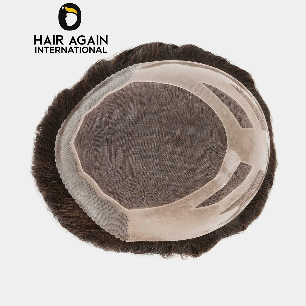 Oscar hair patch for men with natural looking non-surgical hair replacement