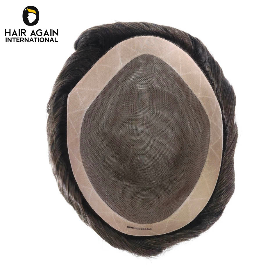 Original Fine Mono Dura Base hair patch durable natural hair system for men