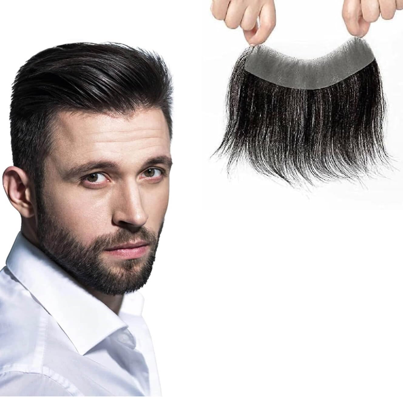 Front hairline patch for natural looking hairline and non-surgical hair fixing