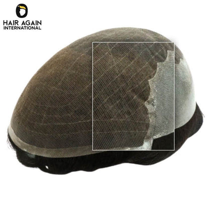 Master Q6 China made hair patch for men with PU edge non-surgical hair system