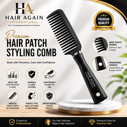 Premium Hair Patch Styling Comb