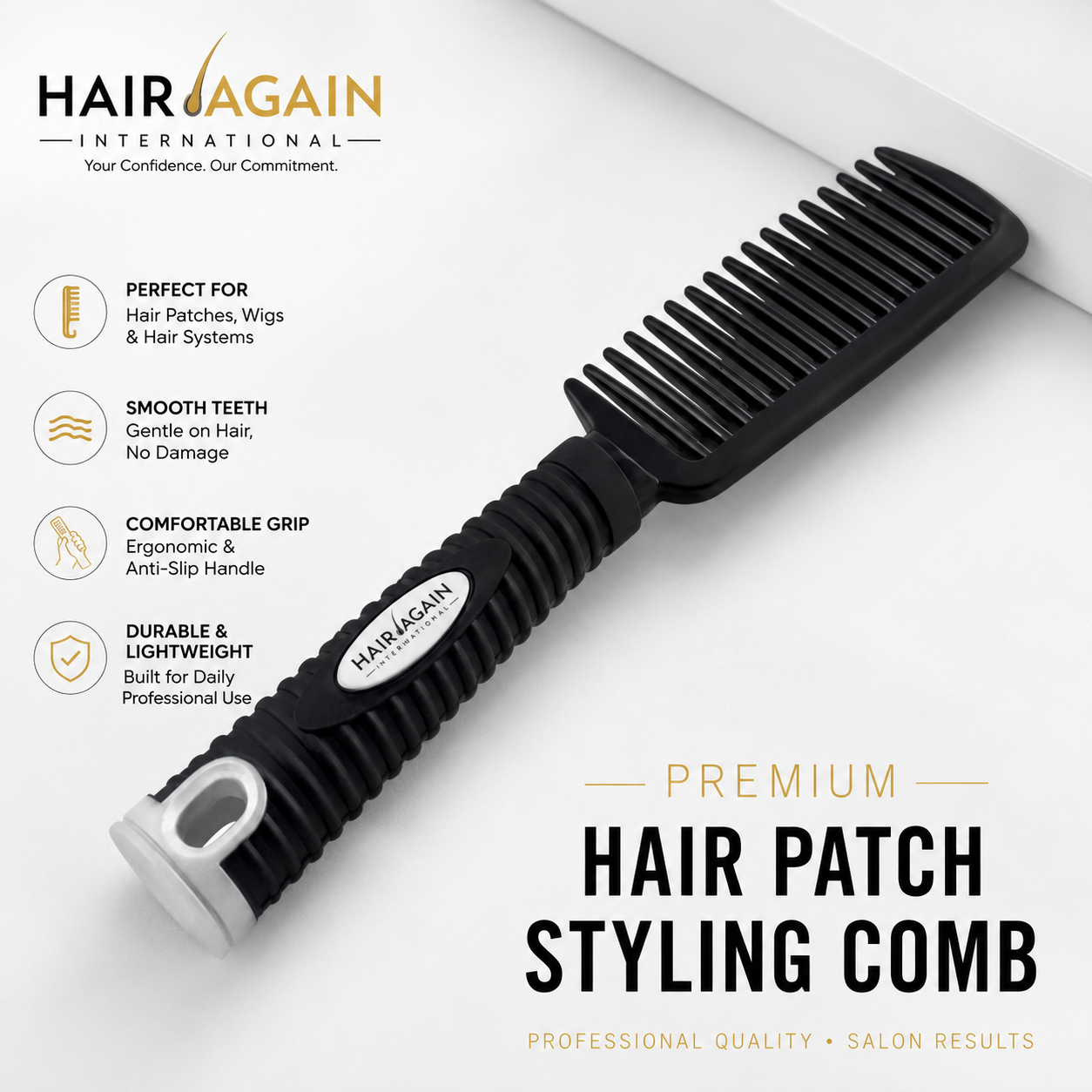 Premium Hair Patch Styling Comb