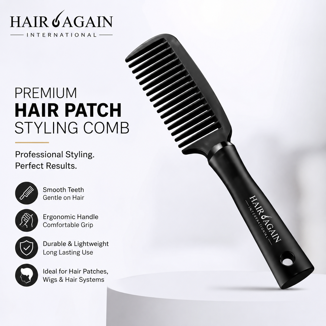 Premium Hair Patch Styling Comb
