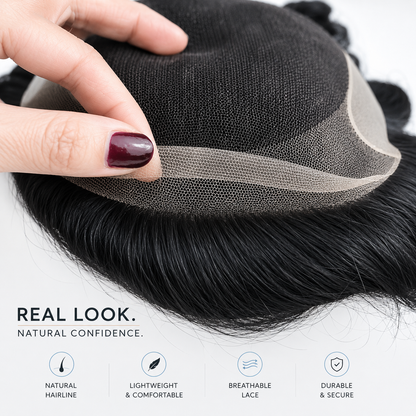 Octagon Lace Hair Patch for Men