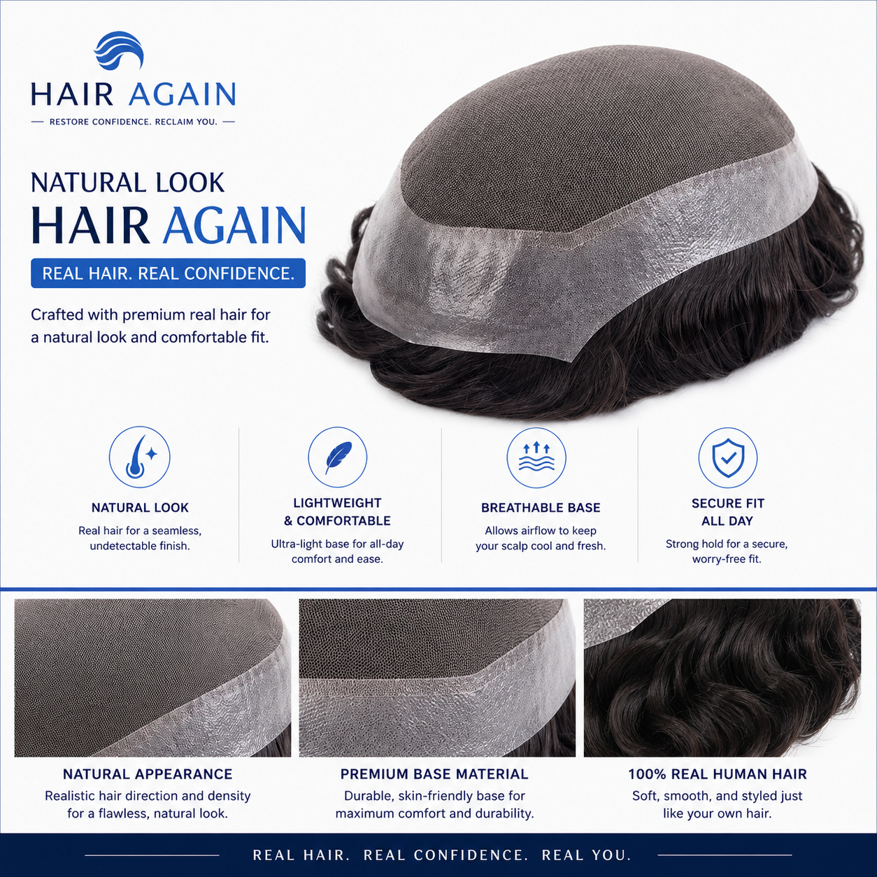 Australian Lace Hair Patch for Men