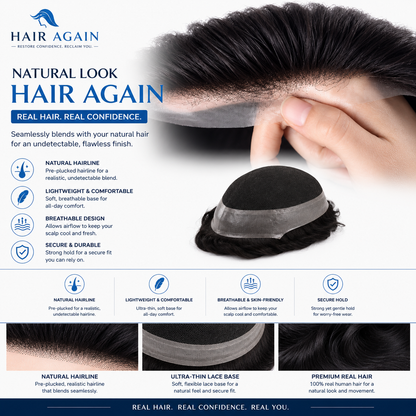 Australian Lace Hair Patch for Men