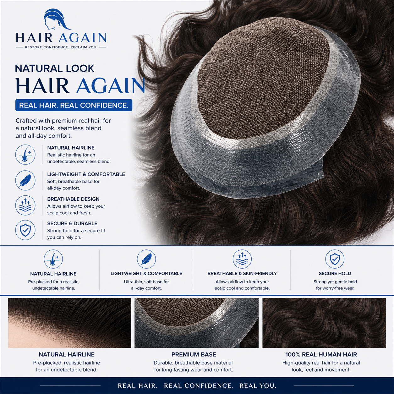 Australian Lace Hair Patch for Men
