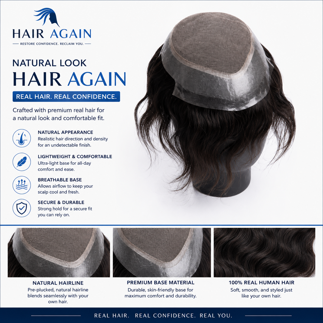 Australian Lace Hair Patch for Men