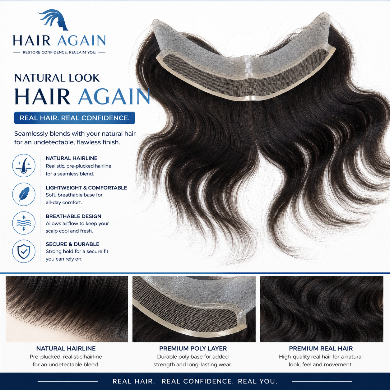 Front Hair Line Patch