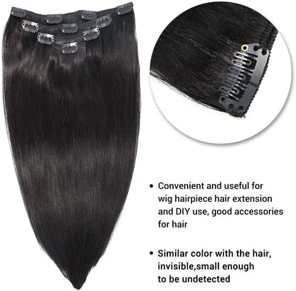 Metal snap clips with 6 teeth 30PCS