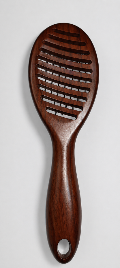 Hair Again Premium Wooden Vent Hair Brush clean product image