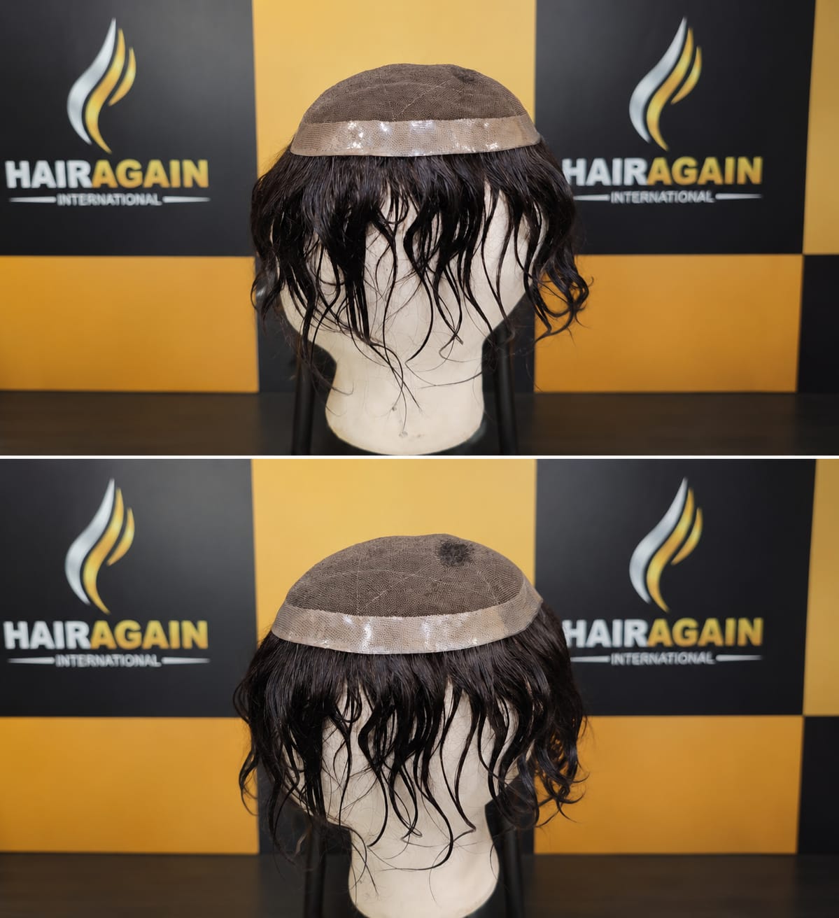 Korean Swiss Folded Hair Patch collage