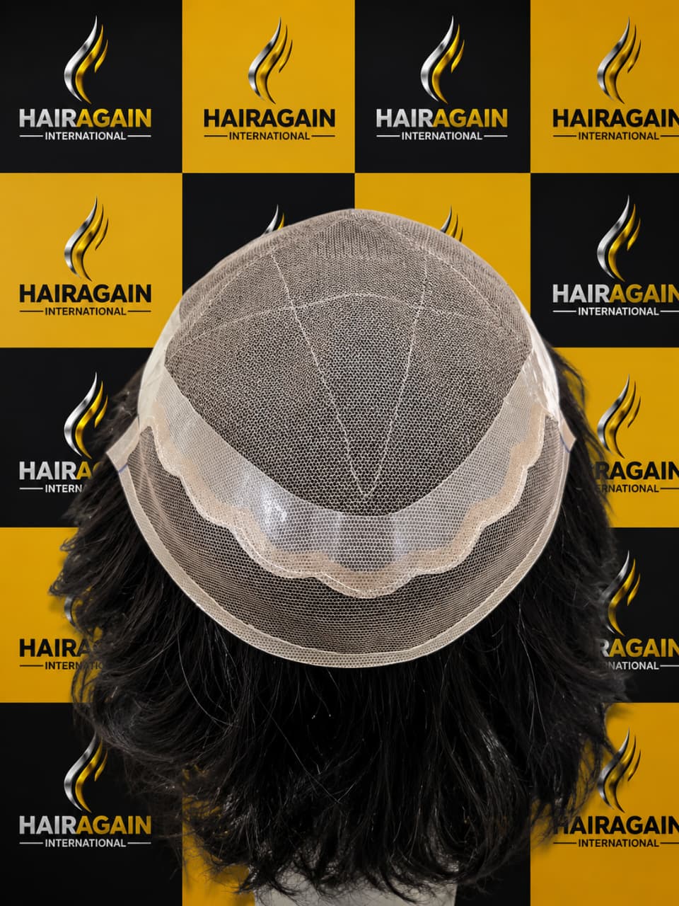 Master Swiss Lace Hair Patch front base close up