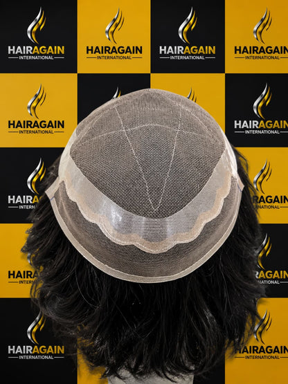 Master Swiss Lace Hair Patch front base close up