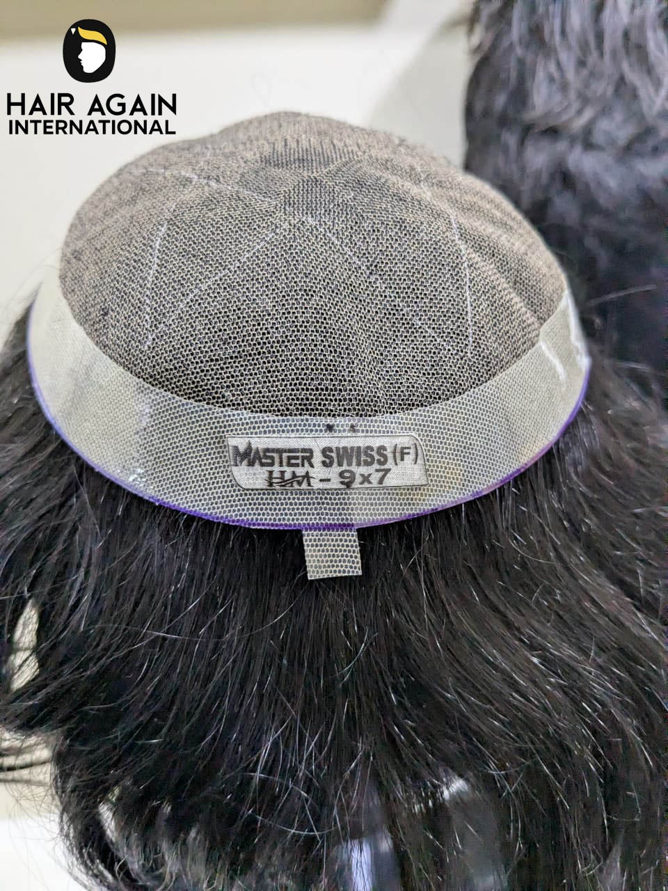 Master Swiss Lace Hair Patch label and base detail